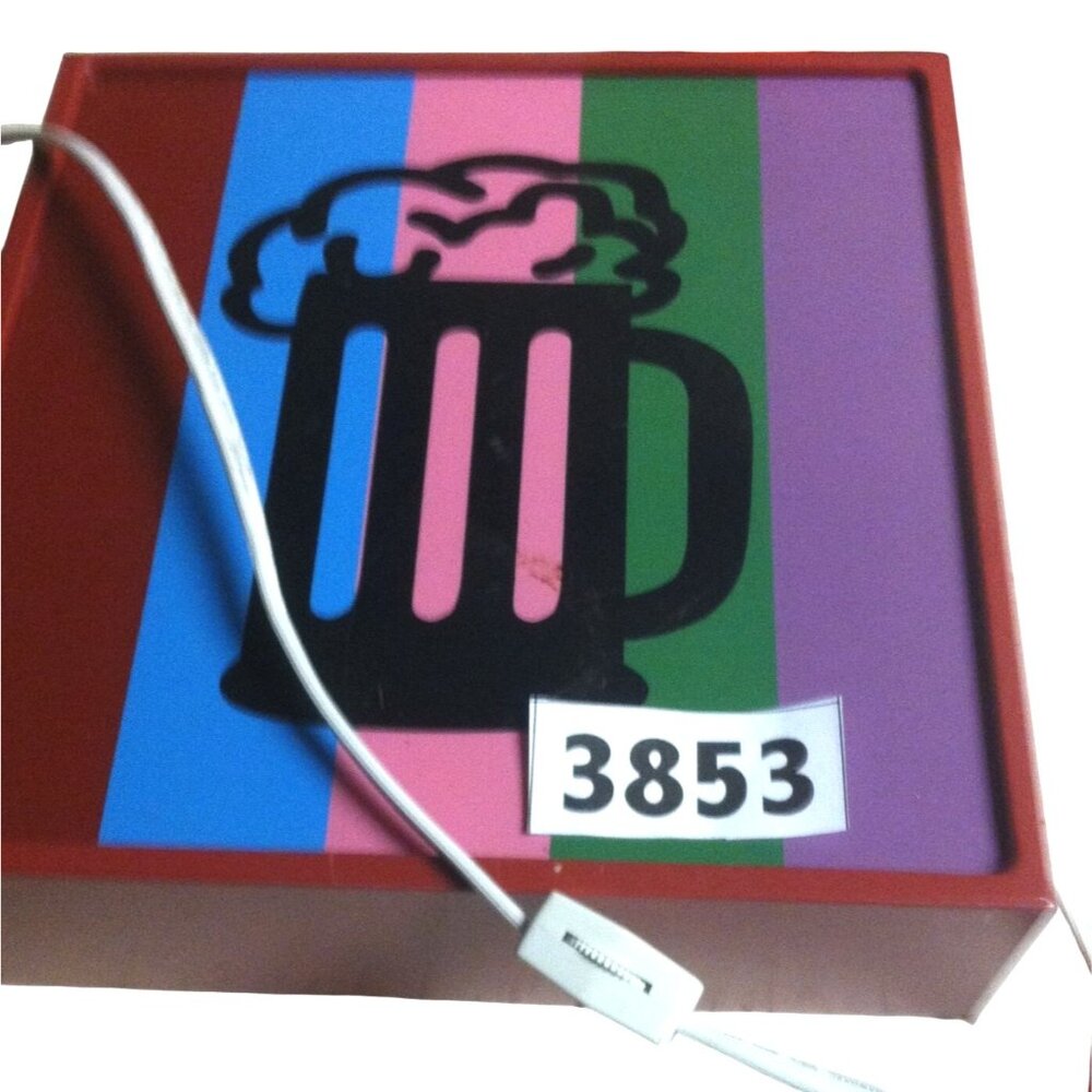 Beer Mug Light Box Bar Sign ManCave Decor - Red, Blue, Pink, Green, Purple - Picture 7 of 7
